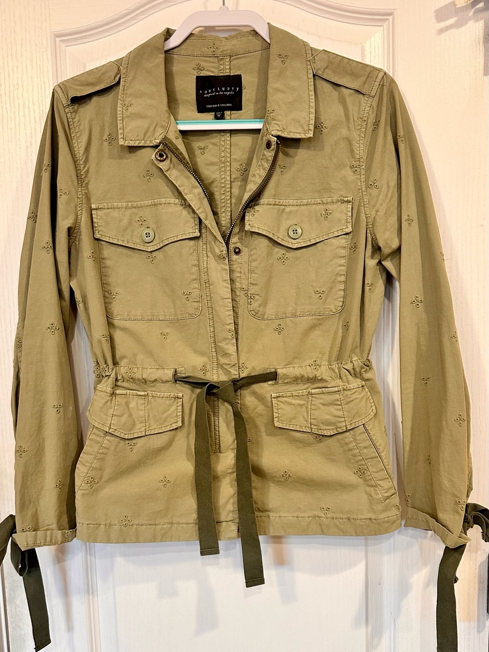 NWOT SANCTUARY Embroidered Casual Utility Jacket